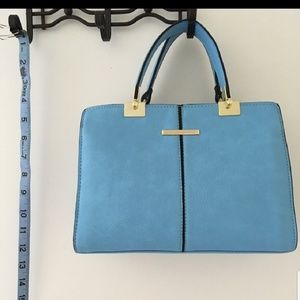 🛍NEW! Light Blue Vegan Leather Purse...BAFO❣